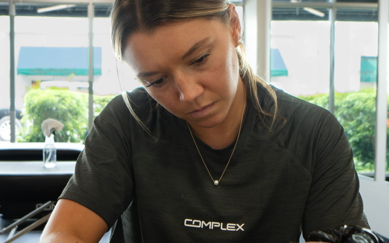 Athlete rehab and performance work at Complex